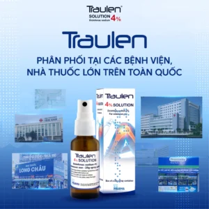 Hệ thống phân phối Traulen tại các bệnh viện & nhà thuốc lớn trên toàn quốc