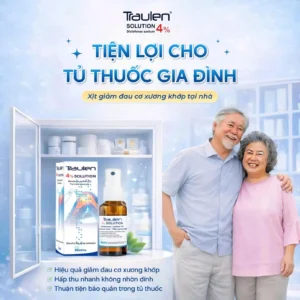 Traulen giảm đau cơ xương khớp - Tiện lợi cho tủ thuốc gia đình