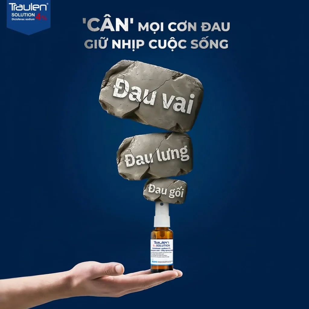 Traulen “cân” mọi cơn đau - giữ nhịp cuộc sống!