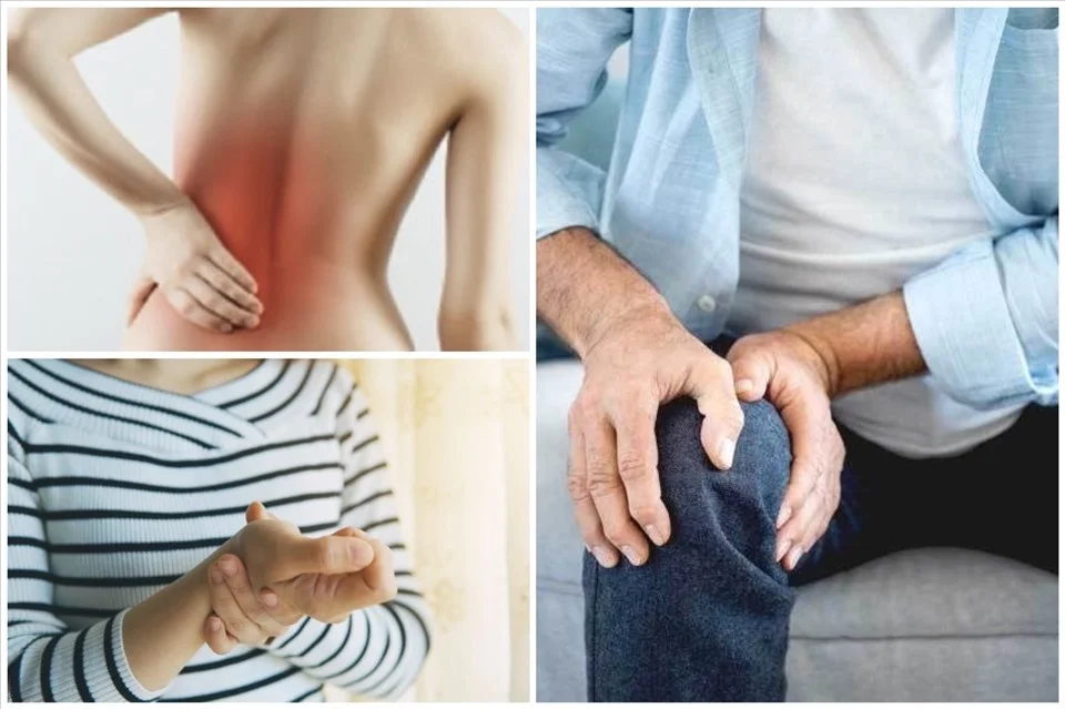 Đau nhức xương khớp thường đi kèm tình trạng cứng khớp, tê bì, khó vận động, viêm, sưng khớp...