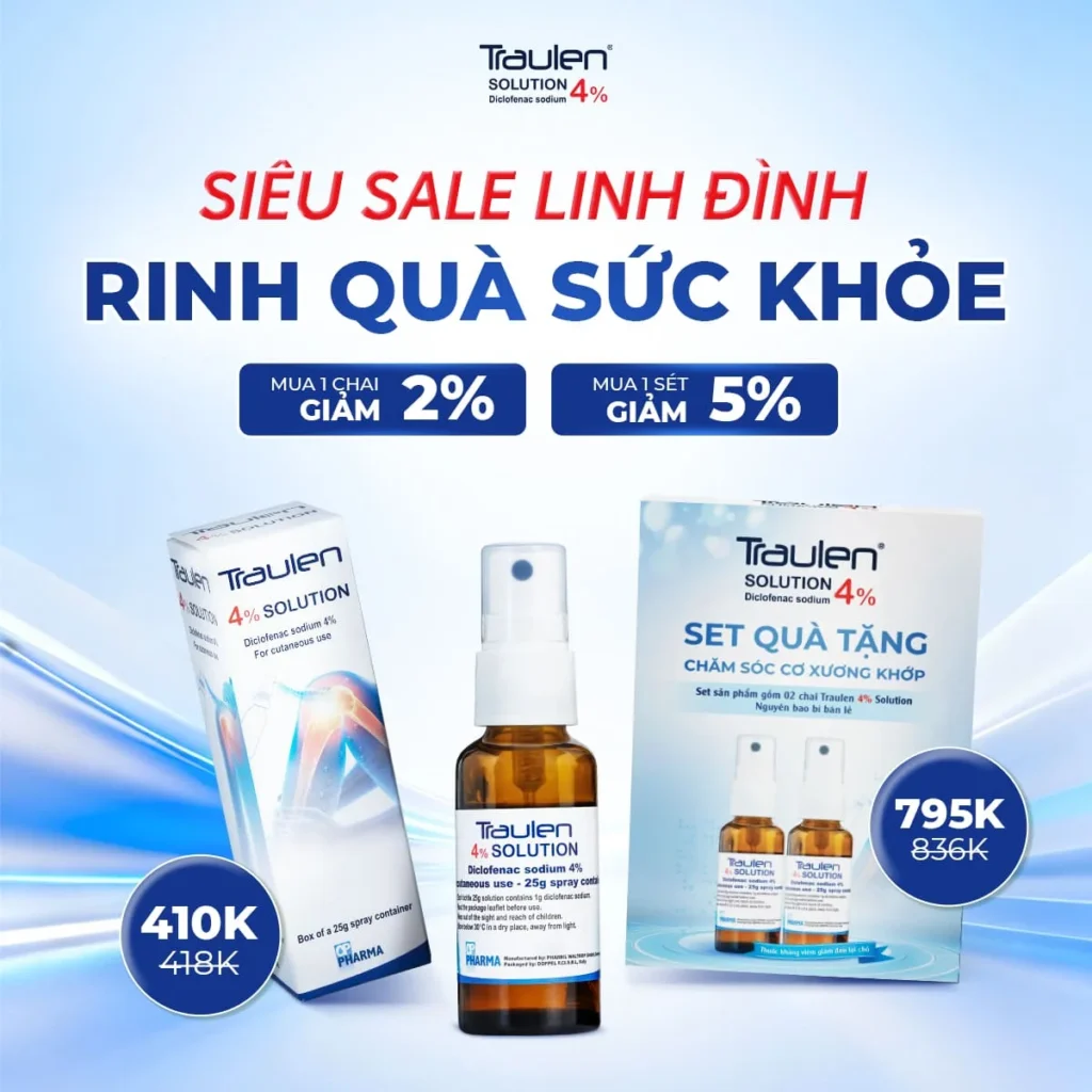 [Sale Traulen 4/4] Siêu sale linh đình - Rinh quà sức khỏe