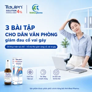 3 bài tập dân văn phòng có thể làm ngay để giảm đau nhức cổ vai gáy