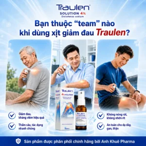 Bạn thuộc “team” nào khi dùng Traulen xịt giảm đau tại chỗ?