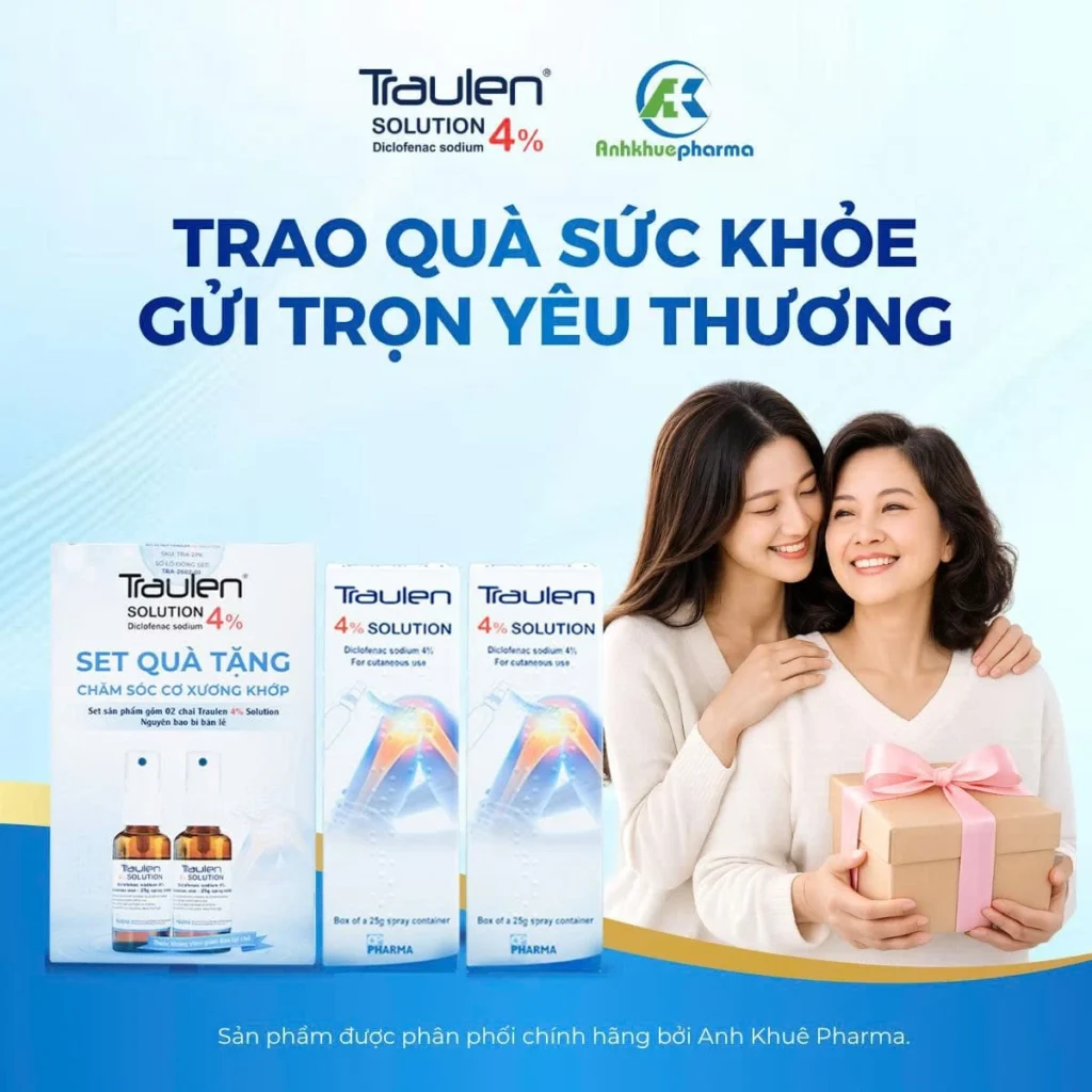 Trao quà sức khỏe – Gửi trọn yêu thương cùng Sét quà tặng Traulen