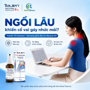Dân văn phòng không lòng vòng - Cứ đau cổ, mỏi gáy là xịt Traulen ngay