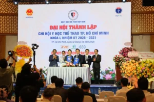 Anh Khuê Pharma trở thành đối tác chiến lược của Chi hội Y học Thể thao TP.HCM